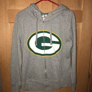 Green Bay packers hoodie zip up